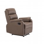 Soma Πολυθρόνα Relax Σαλονιού Καθιστικού PU Cappuccino c530909
