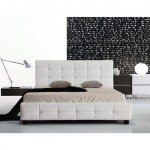 Castro Κρεβάτι Διπλό για Στρώμα 150x200cm PU Άσπρο c530962
