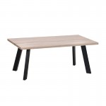 Bax Τραπεζάκι Σαλονιού Καθιστικού Μέταλλο Βαφή Μαύρο Sonoma c531008