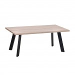 Bax Τραπεζάκι Σαλονιού Καθιστικού Μέταλλο Βαφή Μαύρο Sonoma c531008