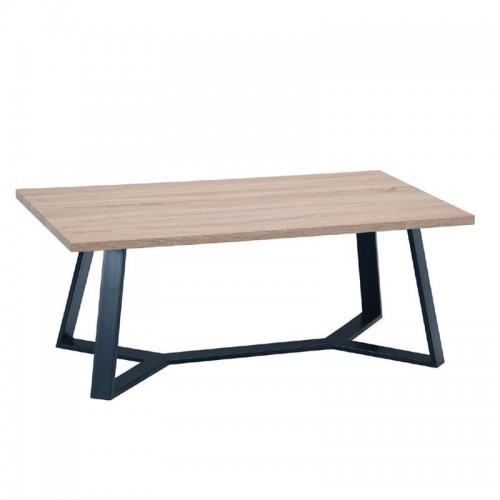 Lui Τραπεζάκι Σαλονιού Καθιστικού Μέταλλο Βαφή Μαύρο Sonoma c531009