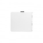 Soffio Τραπέζι Συνεδρίου Catering Πτυσσόμενο Βαλίτσα Μέταλλο Γκρι HDPE Άσπρο 35mm c531011