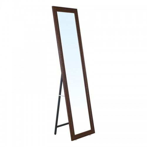 Specchio Καθρέπτης Δαπέδου Τοίχου Ξύλινος Καρυδί c531021