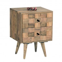 Enigma Κομοδίνο Ξύλο Ακακία Φυσικό c531108