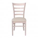 Nato Καρέκλα White Wash Pu Εκρού set 2τεμ c531117