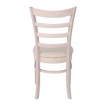 Nato Καρέκλα White Wash Pu Εκρού set 2τεμ c531117