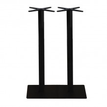 Βάση Τραπεζιού BAR Μακρόστενη 70x40cm H 108cm Μέταλλο Βαφή Μαύρο 23 10kg c531123