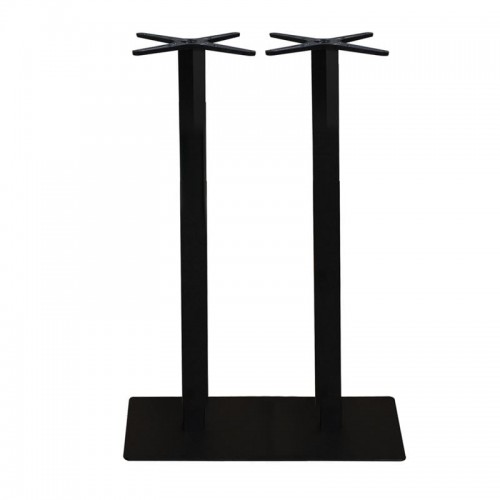 Βάση Τραπεζιού BAR Μακρόστενη 70x40cm H 108cm Μέταλλο Βαφή Μαύρο 23 10kg c531123
