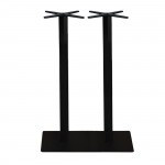 Βάση Τραπεζιού BAR Μακρόστενη 70x40cm H 108cm Μέταλλο Βαφή Μαύρο 23 10kg c531123