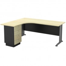 Super compatto Αριστερή Γωνία Απόχρωση Dark Grey Beech c531129