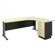 Super compatto Δεξιά Γωνία Απόχρωση Dark Grey Beech c531130