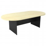 Comf Τραπέζι Οβάλ Απόχρωση Dark Grey Beech c531163