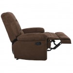 Giulia Πολυθρόνα Relax Σαλονιού Καθιστικού Ύφασμα Καφέ c531223