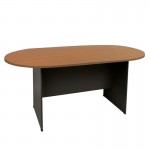 Comf Τραπέζι Οβάλ Απόχρωση Dark Grey Cherry c531225