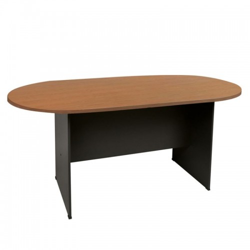 Comf Τραπέζι Οβάλ Απόχρωση Dark Grey Cherry c531225