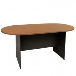 Comf Τραπέζι Οβάλ Απόχρωση Dark Grey Cherry c531257