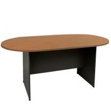 Comf Τραπέζι Οβάλ Απόχρωση Dark Grey Cherry c531257
