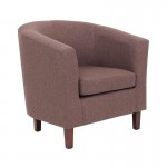 Avere Πολυθρόνα Σαλονιού Καθιστικού Ύφασμα Καφέ c531282