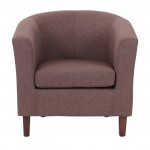 Avere Πολυθρόνα Σαλονιού Καθιστικού Ύφασμα Καφέ c531282