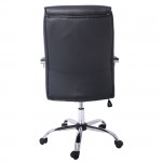 Πολυθρόνα Διευθυντή Βάση Μέταλλο Χρώμιο PU Μαύρο c531296