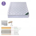 Pocket Spring Roll Pack με Ανώστρωμα Memory Foam Roll Pack ΣΤΡΩΜΑ Μονής Όψης 3 c531345