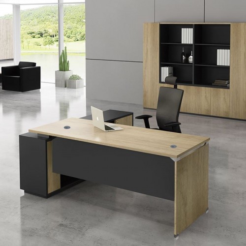 Proto Γραφείο Δεξιά Γωνία Απόχρωση Sonoma Γκρι c531390