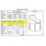 Suo MAX Πολυθρόνα Μέταλλο Βαφή Μαύρο Wicker Φυσικό Μαξιλάρι Μπεζ 64x69x89cm c531442