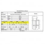 Salin Σκαμπό BAR-Pro με Πλάτη Μέταλλο Βαφή Μαύρο Wicker Φυσικό c531451