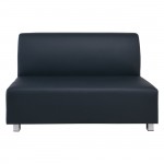 Curvo 2Θέσιος Καναπές Pu Γκρι c531511