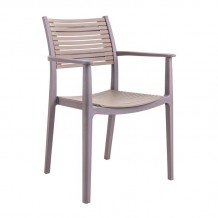 Akto Πολυθρόνα PP UV Sand Beige Tortora c531526