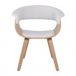 Ermis Πολυθρόνα Φυσικό Pu Άσπρο c531530