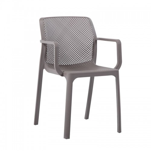 Sito Πολυθρόνα Kήπου Βεράντας PP UV Sand Beige 54x55x83cm c531558