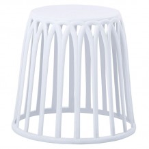 Soba Σκαμπό Στοιβαζόμενο PP UV Άσπρο c531560