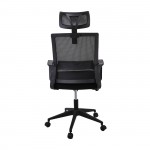 Πολυθρόνα Γραφείου Διευθυντή Mesh Μαύρο c531568