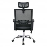 Πολυθρόνα Γραφείου Διευθυντή Mesh Μαύρο c531577