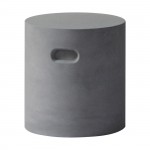 Beton Cylinder Σκαμπό Κήπου Βεράντας Cement Grey c531623