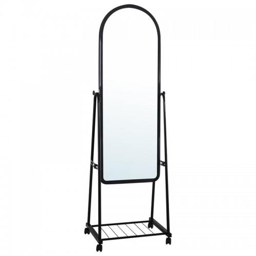 Ria Small Καθρέπτης Δαπέδου Μέταλλο Βαφή Μαύρο c531635