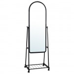 Ria Small Καθρέπτης Δαπέδου Μέταλλο Βαφή Μαύρο c531635