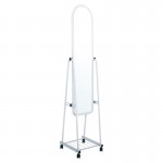 Ria Small Καθρέπτης Δαπέδου Μέταλλο Βαφή Άσπρο c531636