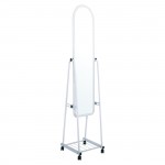 Ria Small Καθρέπτης Δαπέδου Μέταλλο Βαφή Άσπρο c531636