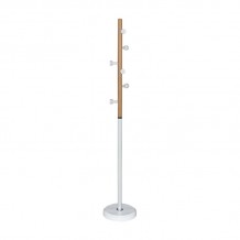 Scandi Καλόγερος Μέταλλο Βαφή Άσπρο Φυσικό c531645