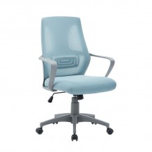 Πολυθρόνα Γραφείου Mesh Γκρι Μπλε c531651
