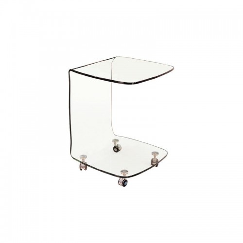 Vetro Trolley Τραπεζάκι Βοηθητικό Διάφανο Γυαλί 10mm c531652