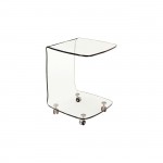 Vetro Trolley Τραπεζάκι Βοηθητικό Διάφανο Γυαλί 10mm c531652