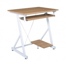 Repat Γραφείο Η Υ Μέταλλο Βαφή Άσπρο Melamine Απόχρωση Sonoma c531695