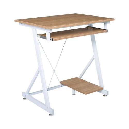 Repat Γραφείο Η Υ Μέταλλο Βαφή Άσπρο Melamine Απόχρωση Sonoma c531695
