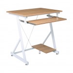 Repat Γραφείο Η Υ Μέταλλο Βαφή Άσπρο Melamine Απόχρωση Sonoma c531695