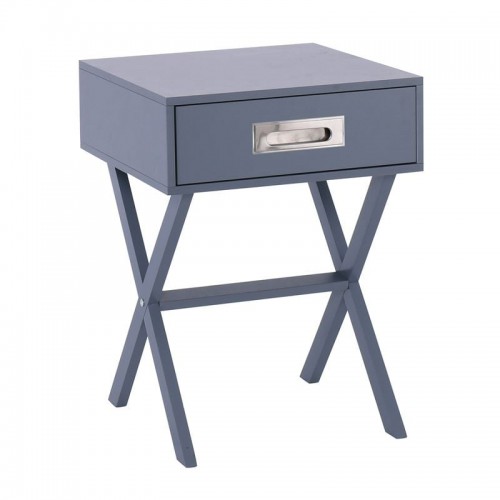 Luci Κομοδίνο Γκρι Λάκα MDF c531783