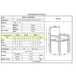 Reno Πολυθρόνα Στοιβαζόμενη Κήπου Μέταλλο Βαφή Καφέ Τextilene Καφέ 4 20kg c531804
