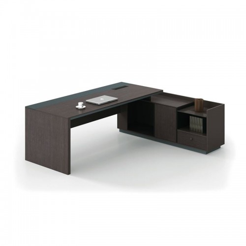 Avanzo Γραφείο Δεξιά Γωνία Σκούρο Καρυδί Sky Grey c531834